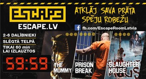 Escape.lv rooms, kvesti, Fluchtraum